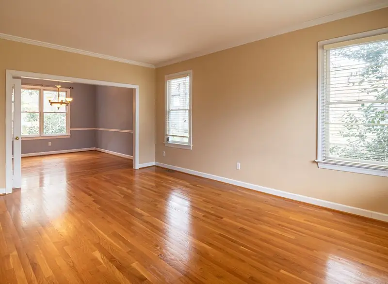 An empty, freshly cleaned suite ready for a new tenant